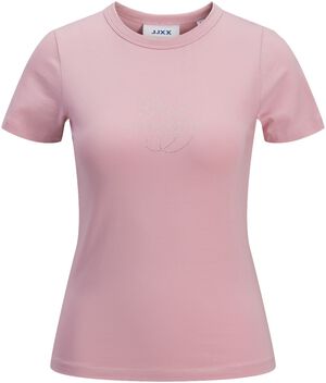 JXGIGI STR SS RHINESTONE TEE JRS LN