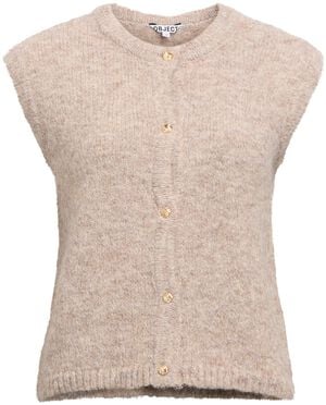 OBJSAGGIA RE KNIT VEST CARDIGAN NOO