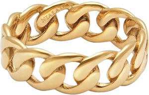Chain Ring in Gold