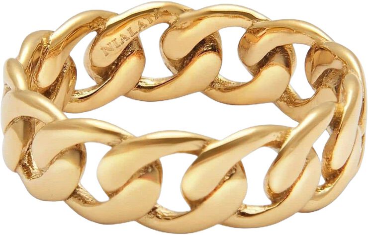 Chain Ring in Gold