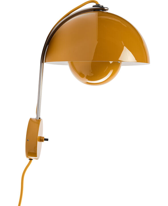 Flowerpot Wall Lamp VP8, Mustard