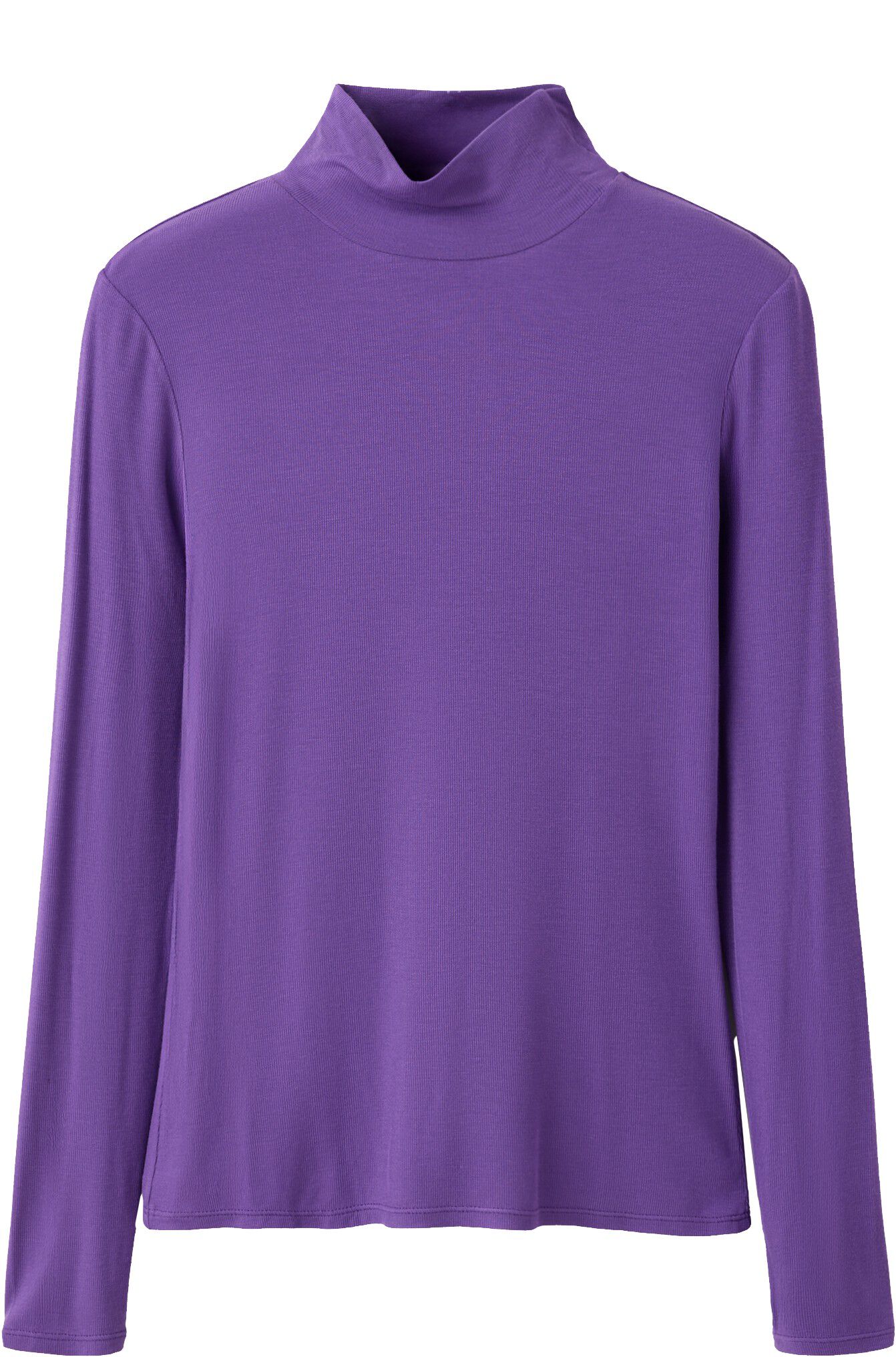 Ribbed high neck t-shirt