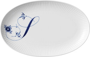 Alphabet Coll Oval Asiette 23,5cm S