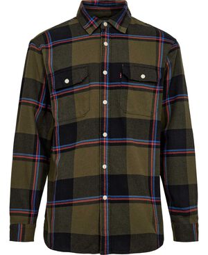 JACKSON WORKER HUCK PLAID OLIV
