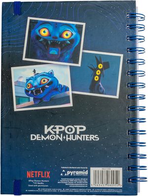 Kpop Demon Hunters 3D lenticular A5 note