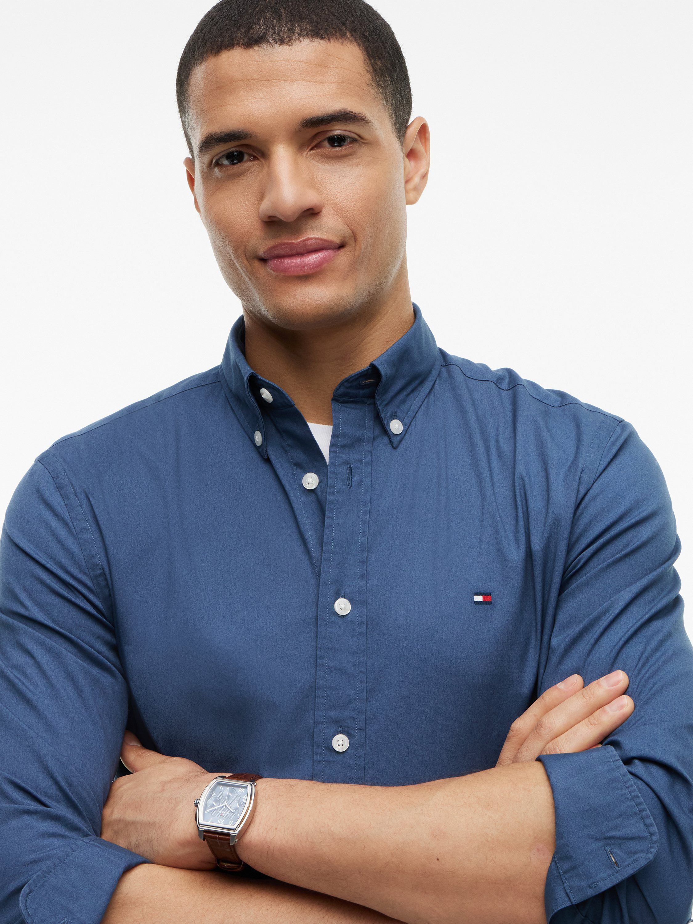 Regular Fit Flex Poplin Shirt