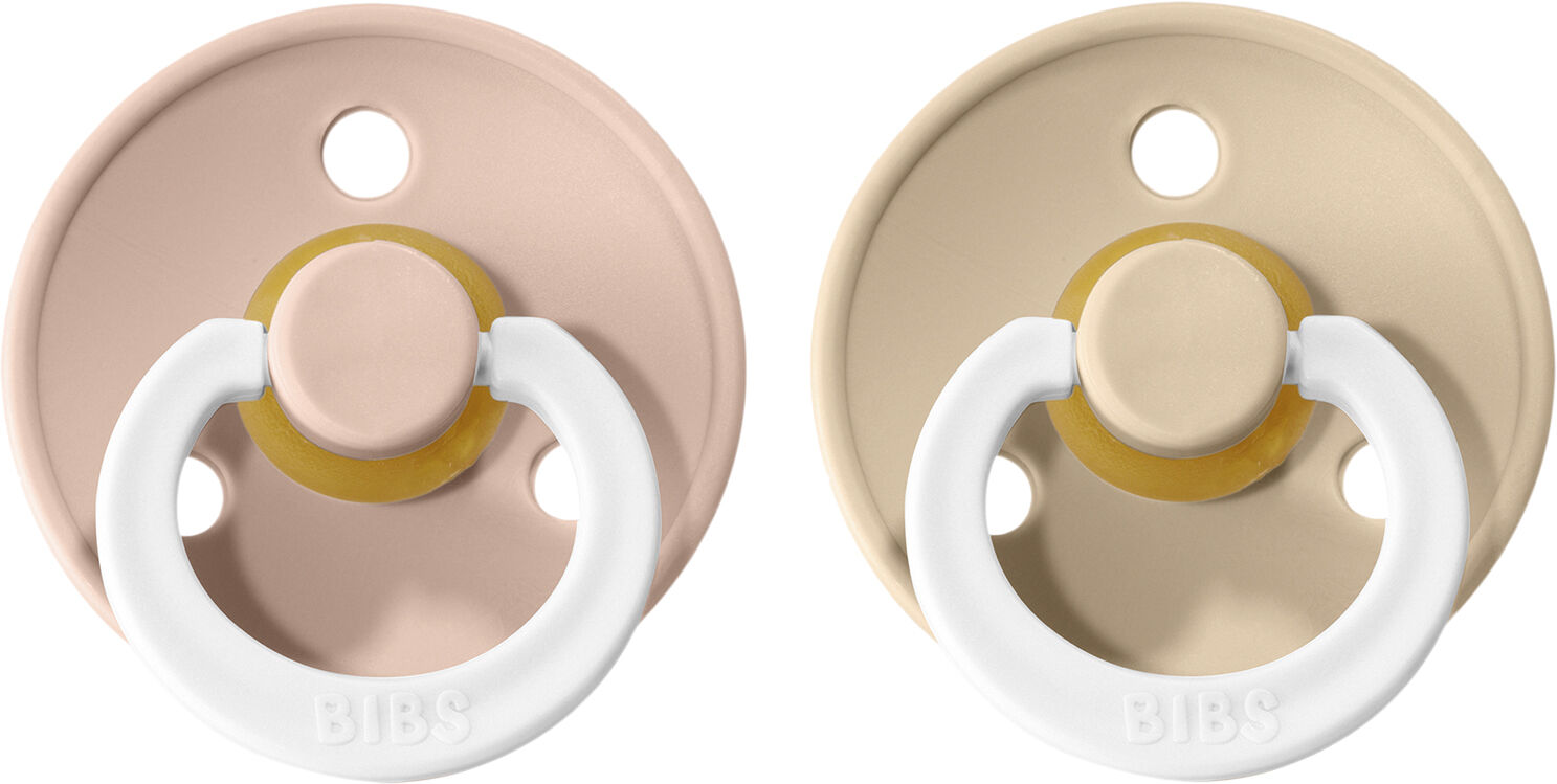 BIBS Colour 2 PACK Blush NIGHT/Vanilla NIGHT