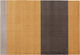 Løber, 130x90 cm, stripes-horizon dijon/brun/sand