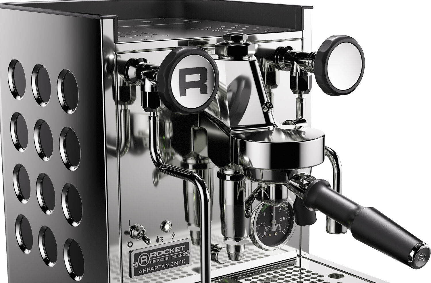 Rocket Appartamento TCA inox/black