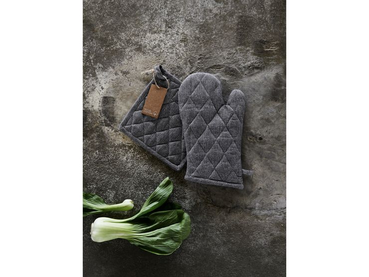 Grydelap recycle Pillivuyt 22,5x22,5 cm Grå