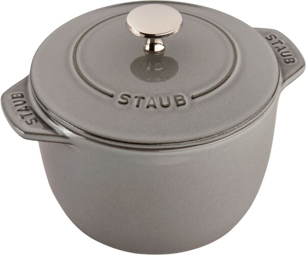 La Cocotte Ris Cocotte 16 cm / 1,75 l, Rund, Grafitgrå, Støb