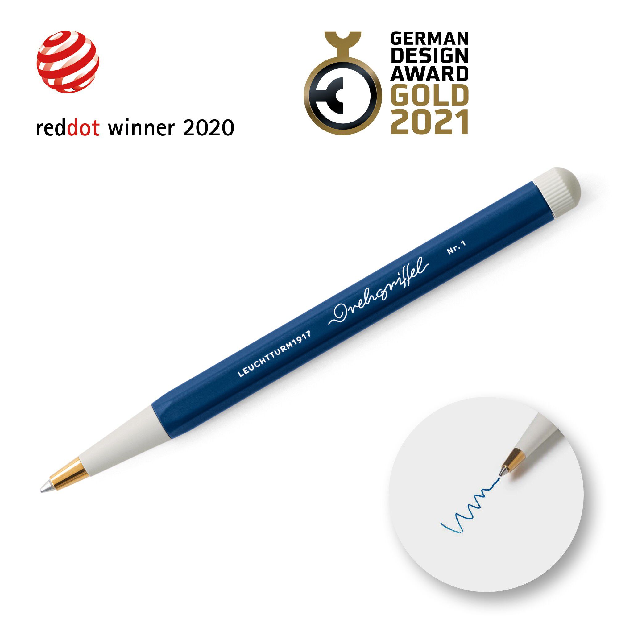 Leuchtturm1917 Drehgriffel kuglepen Navy 365592