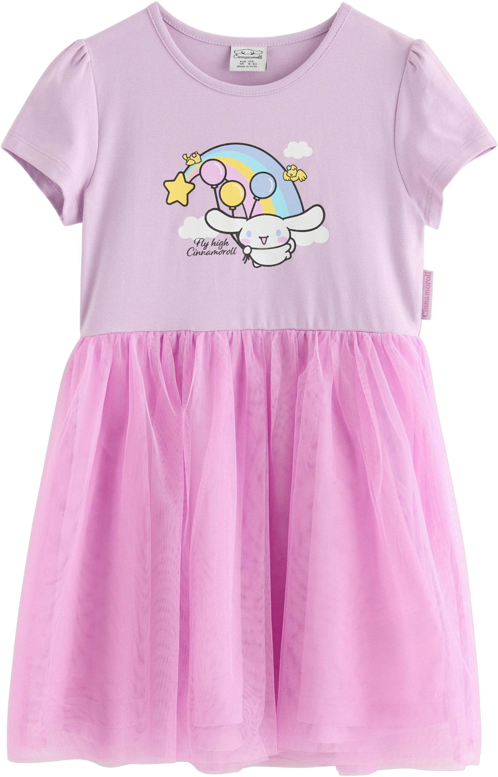 Soft dress in jersey with short sle