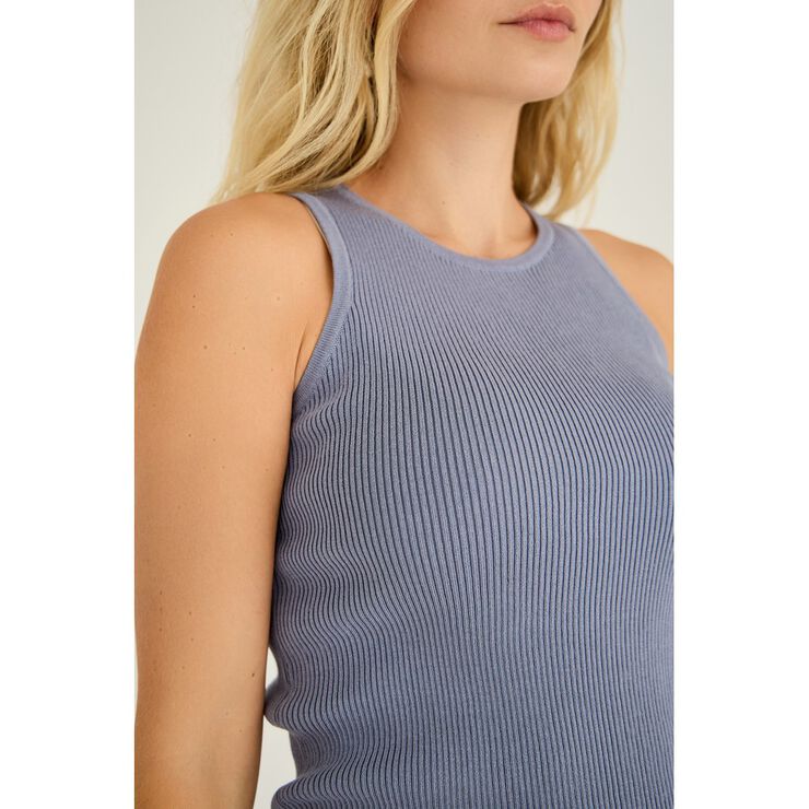 Rib knit tank top