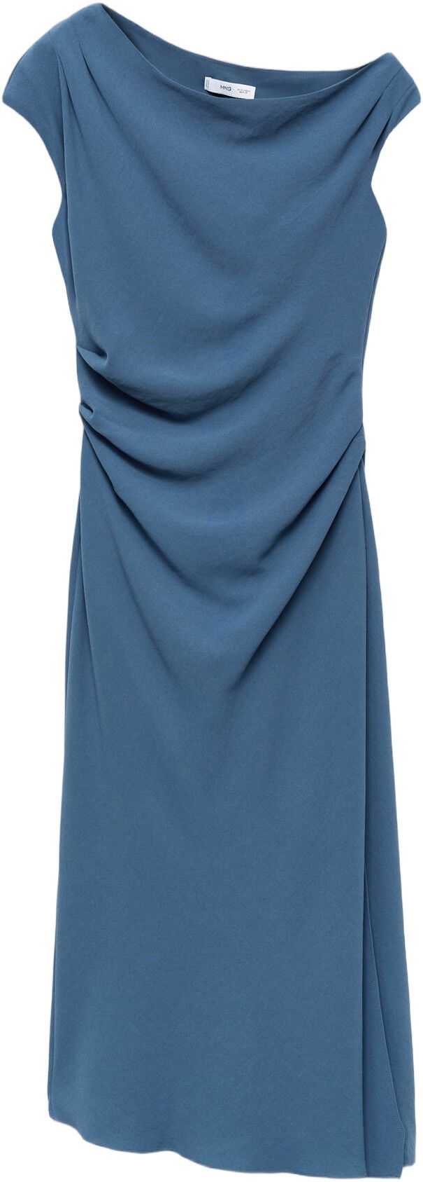 Asymmetrical midi-dress