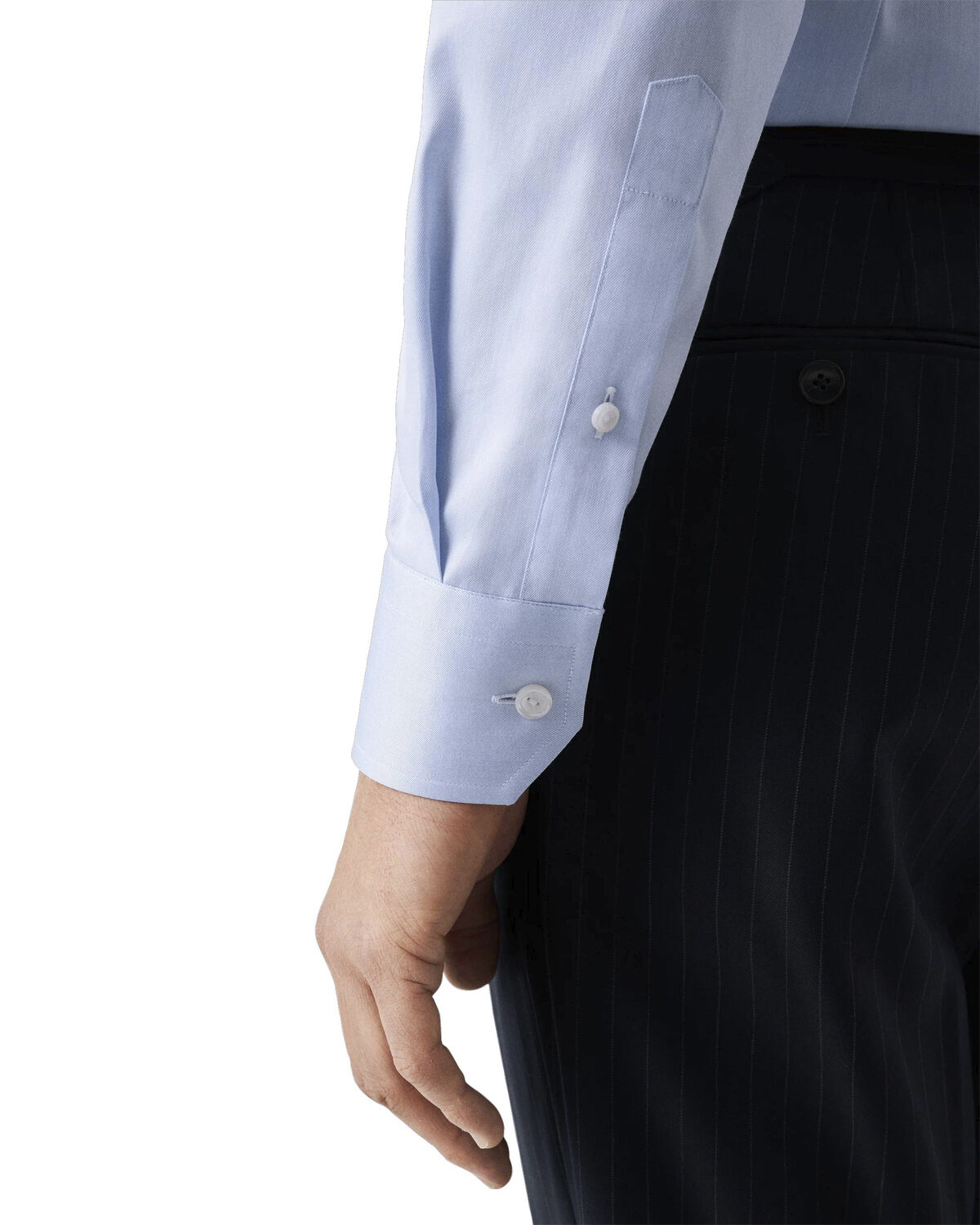 Super Slim Fit White Signature Twill Shirt
