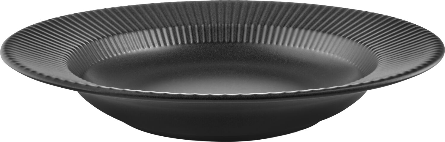 Legio Nova Dyb tallerken 25 cm Black - 4 stk