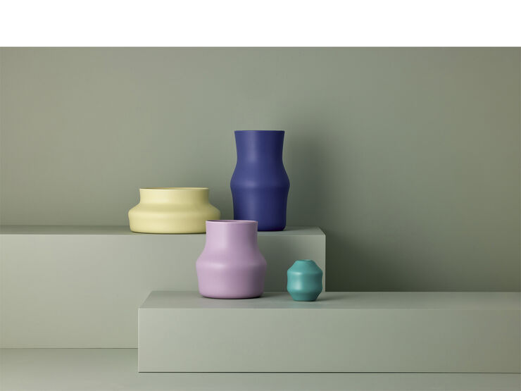 Vase Dorotea 18 x 19,5 cm Lilac Purple Keramik