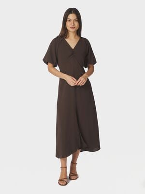 Bomba Structure Solid Dress