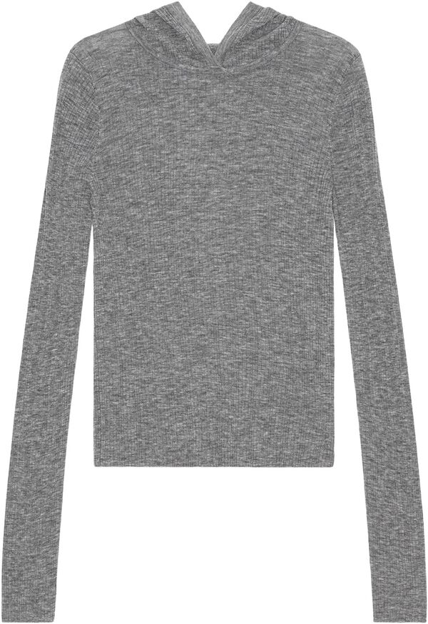 Hooded Merino Wool Shirt
