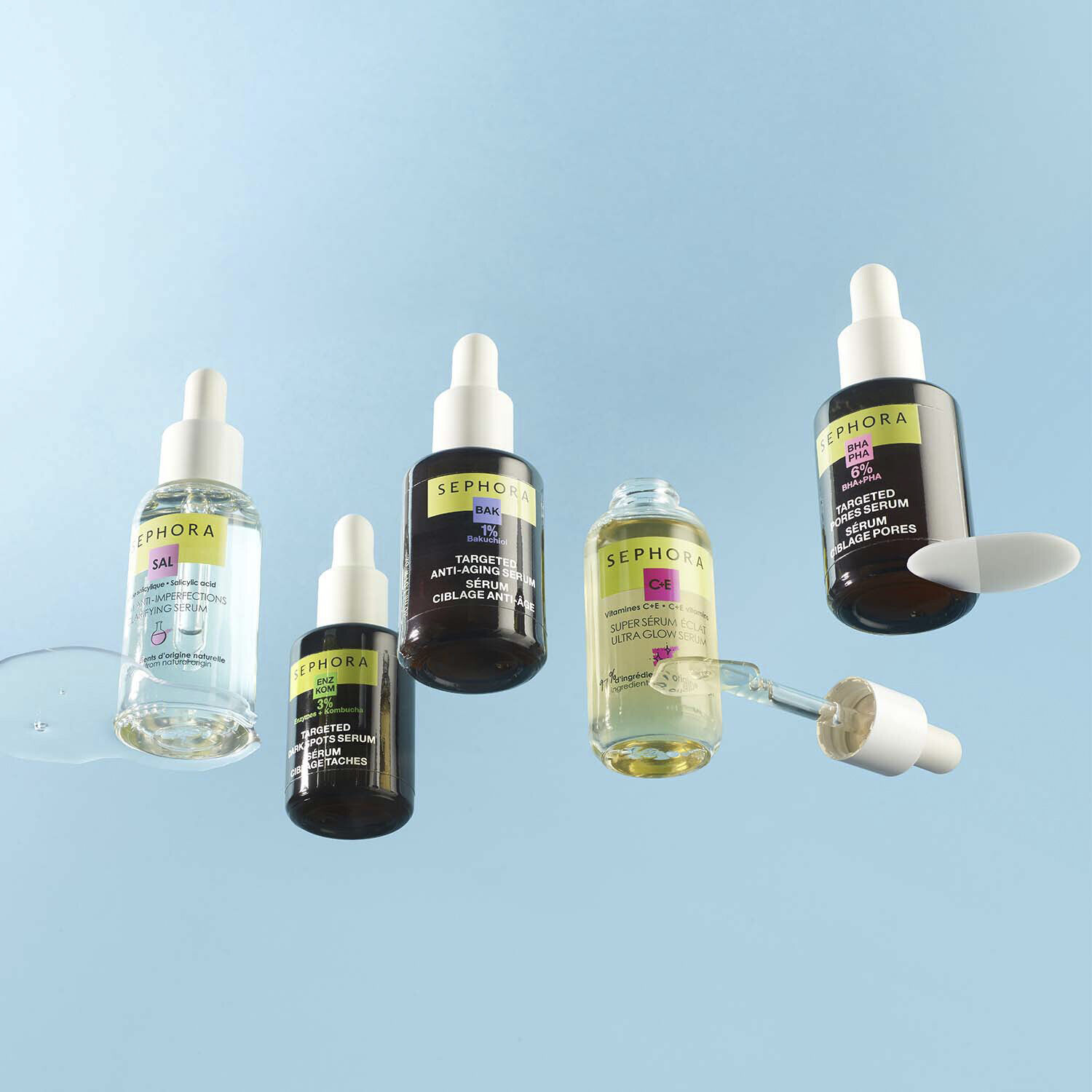 Targeted Anti-Aging Serum - Face & Neck Serum with 1% Bakuchiol & Vita