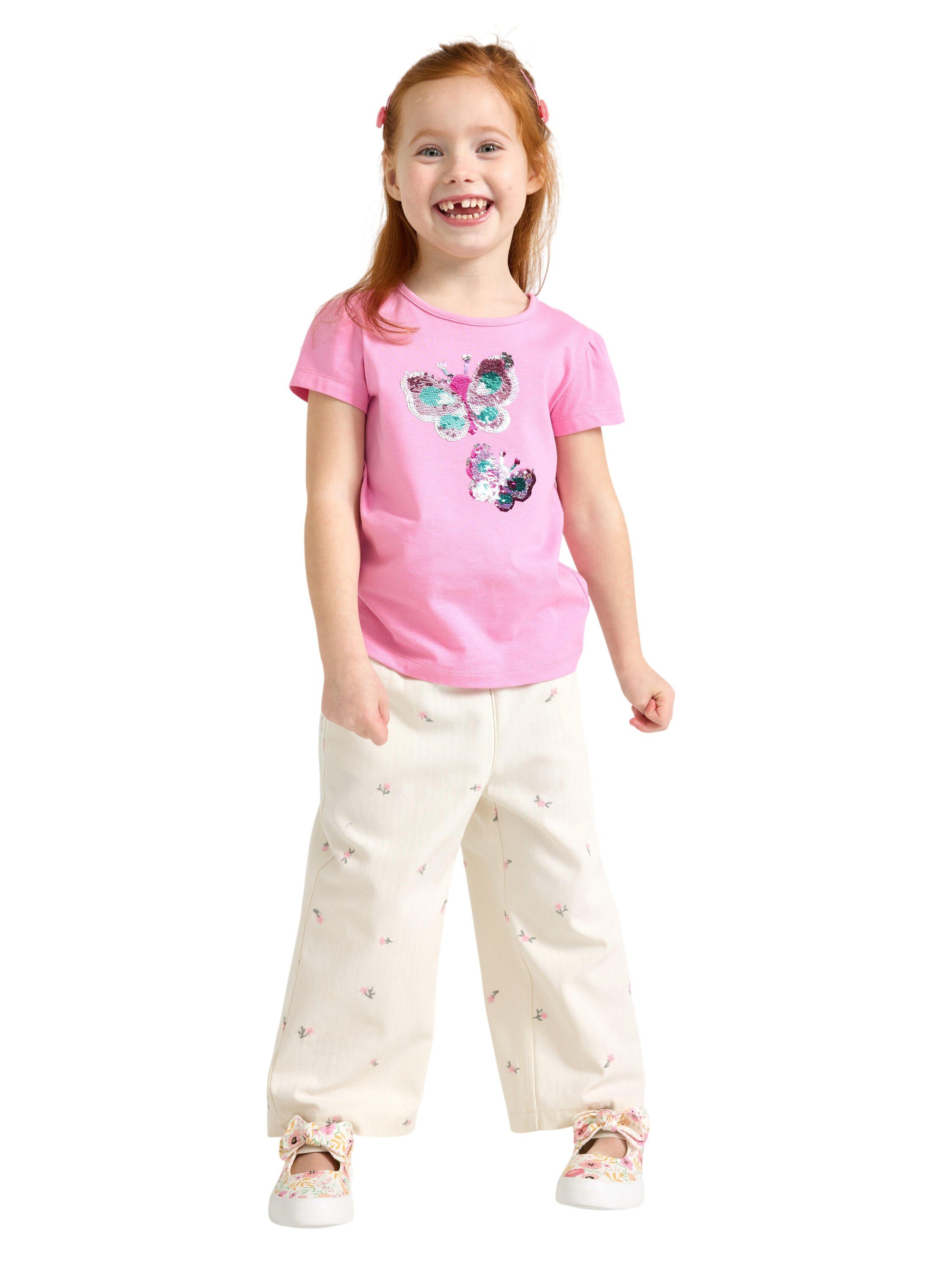 Top in soft cotton jersey with shor