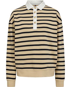 REG STP GOLD BTN POLO SWTSHRT