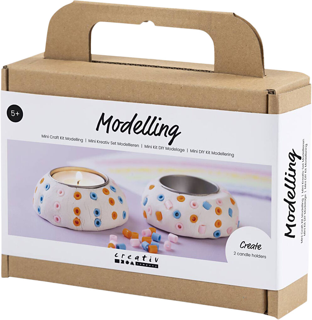 Mini DIY Kit Modellering, Lysestager