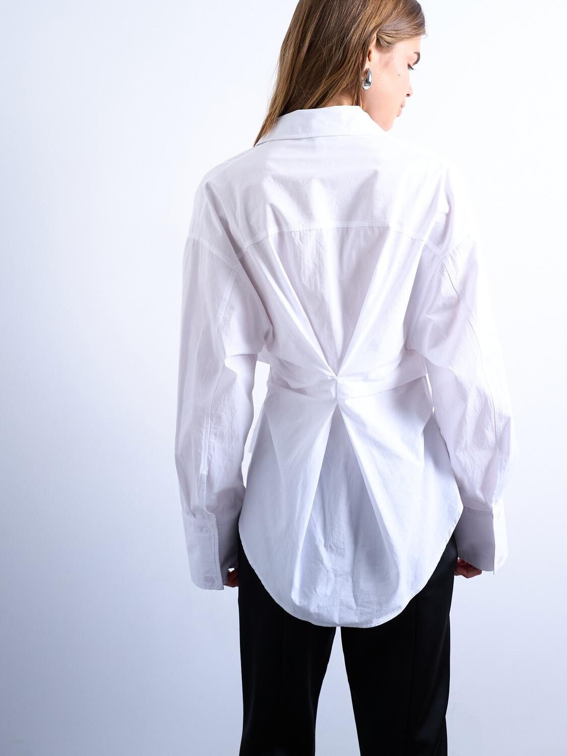 TSHILDA LS ASYMMETRIC SHIRT WVN