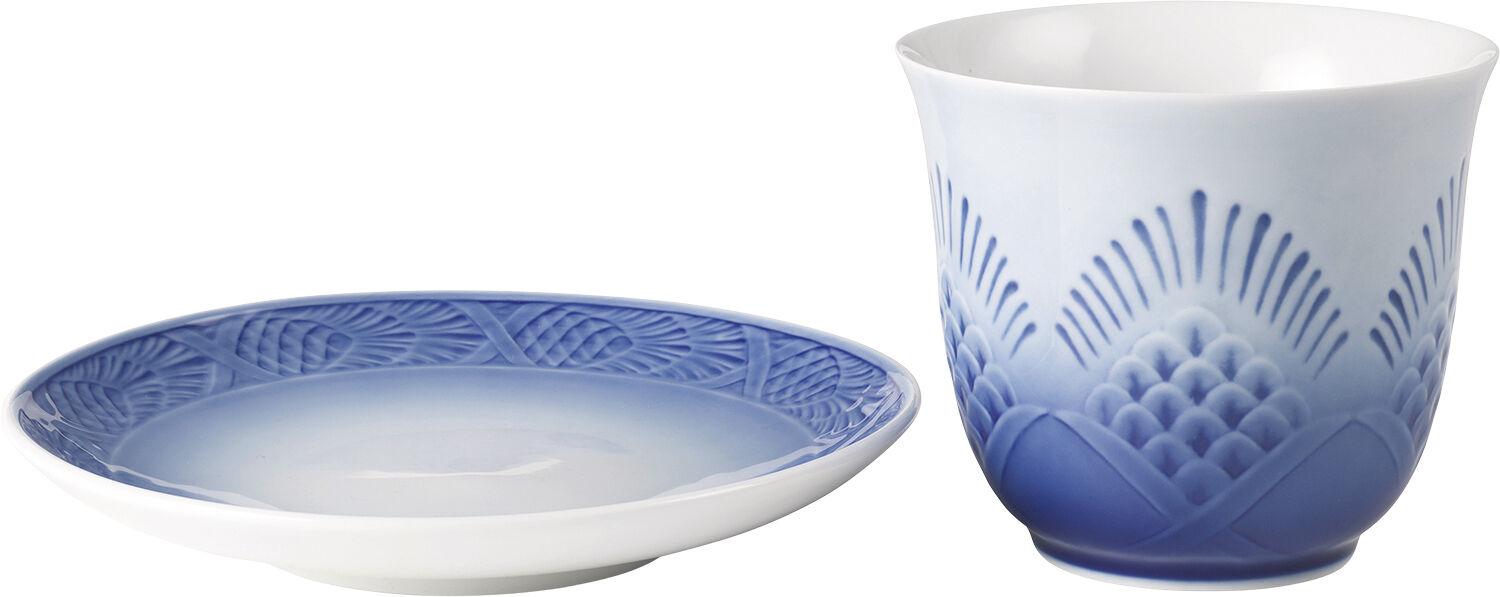 Royal Copenhagen 2024 Termokop 26 cl og tallerken 15,5 cm