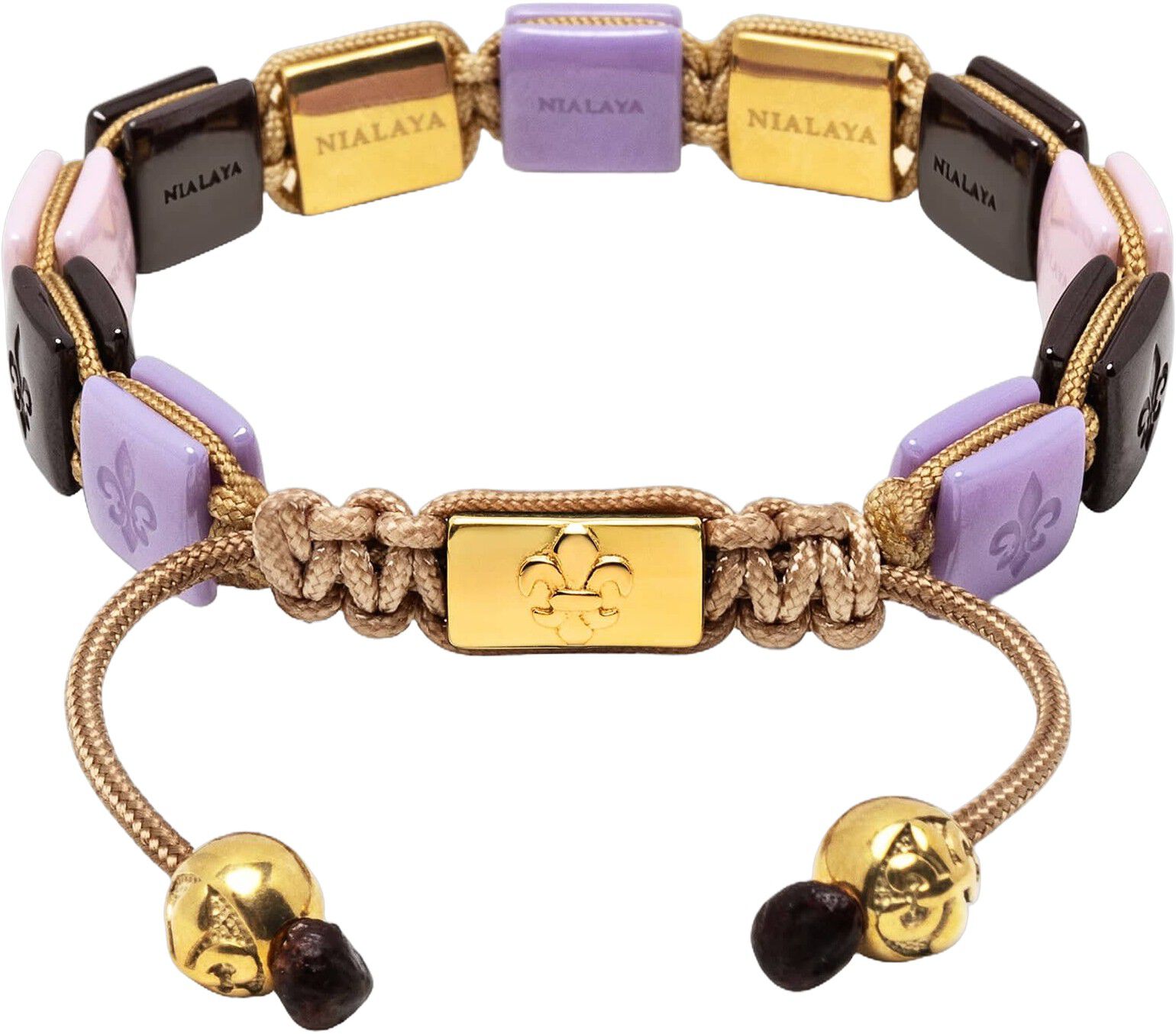 Women's Lavender, Purple, Soft Pink & Burgundy Ceramic Flatb