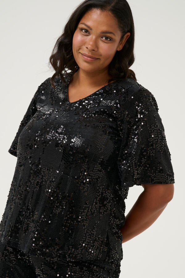 KCnicoleen Sequin Blouse