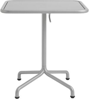 Deville Table Silver grey powder co