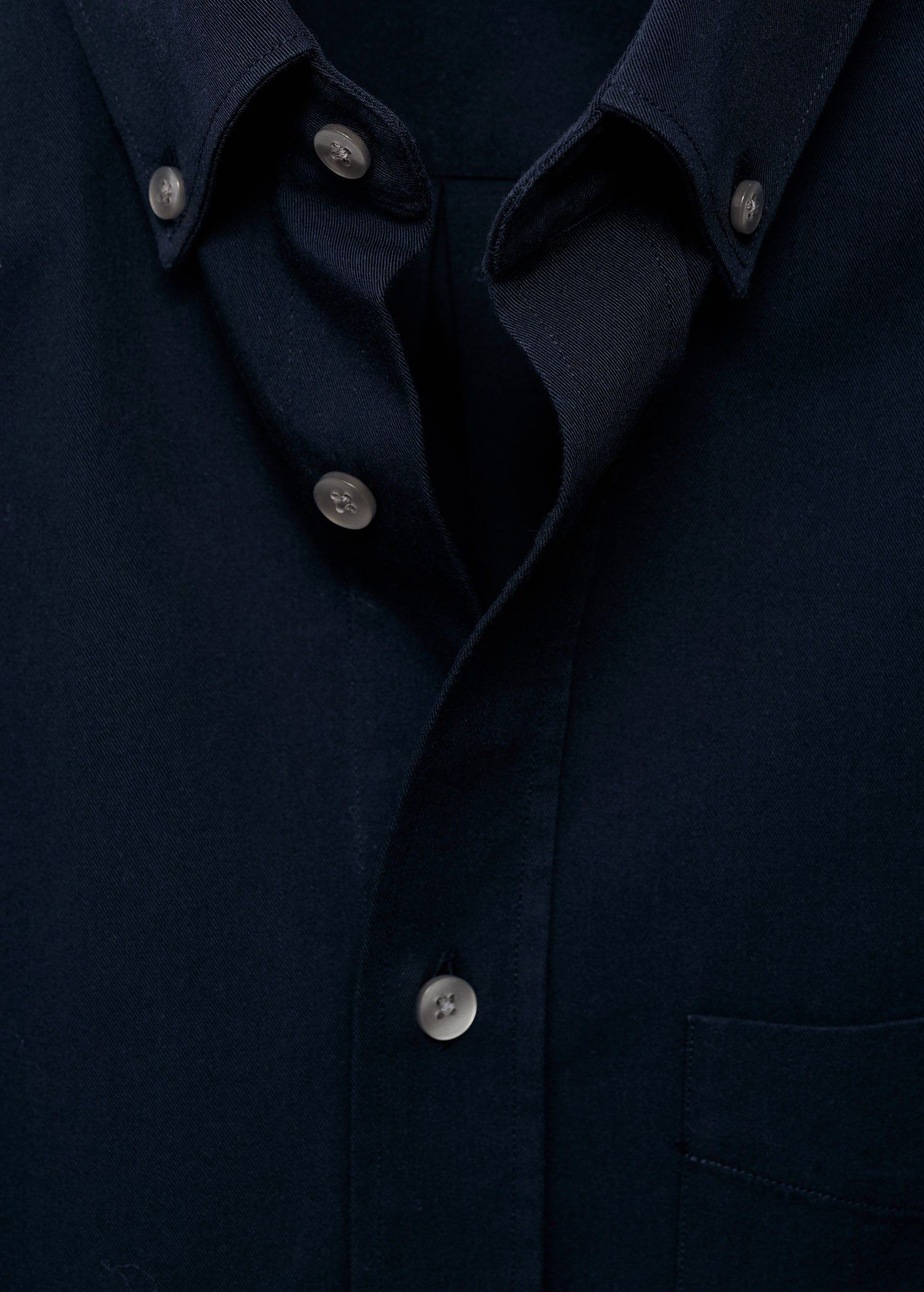 100% cotton regular fit pocket shir