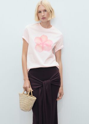 Floral print T-shirt