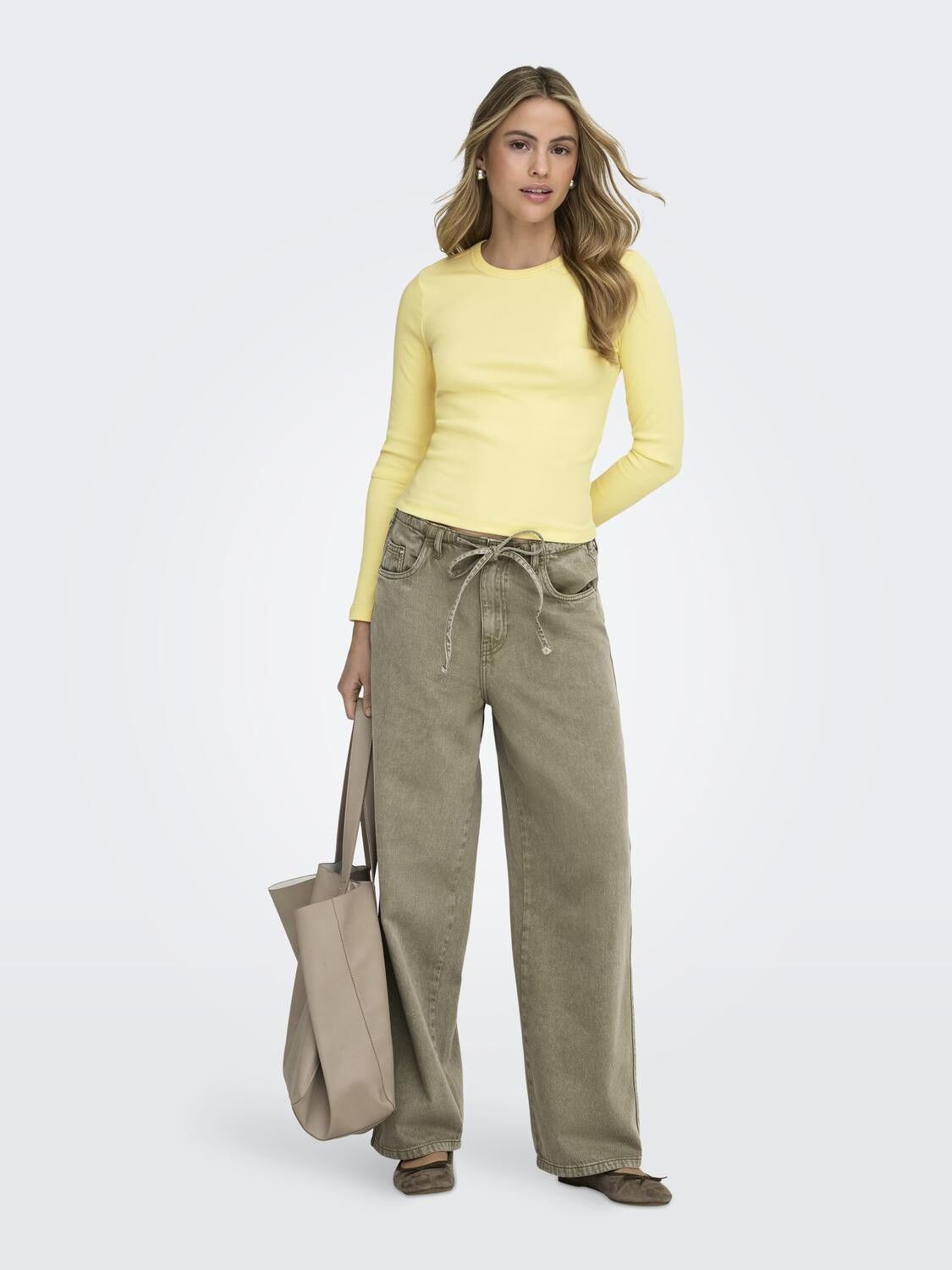 ONLVAL LIFE L/S O-NECK TOP JRS