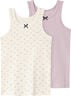NMFTANK TOP 2P BUTTERCREAM FLORAL N