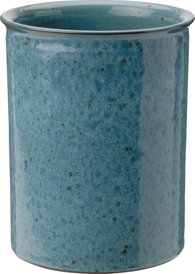 Redskabsholder, støvet blå, H 15, Ø12 cm