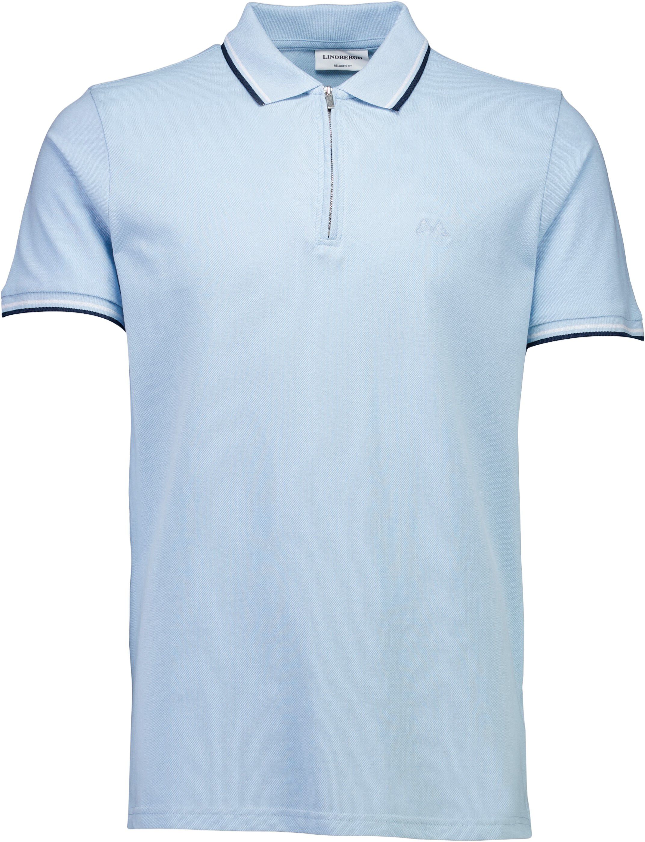 Polo shirt w. zip neck