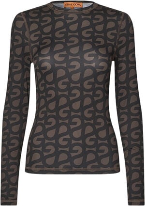 2244 Stocking Jersey, Elastic Long Sleeve Top