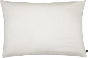 Satin pudebetræk creme
