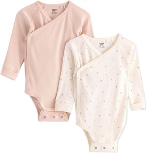 Ribbed wrap bodysuits in soft and s