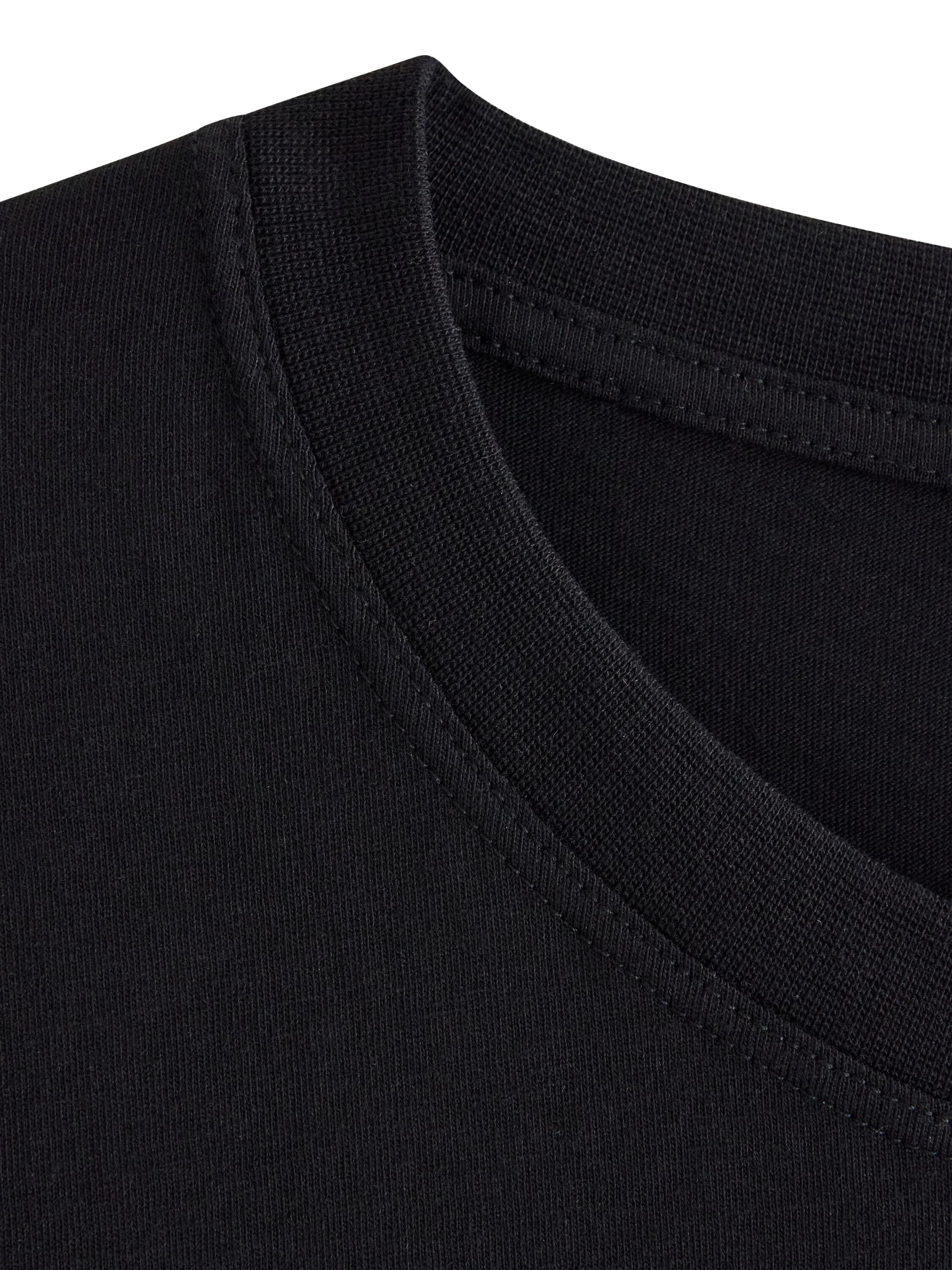 Kort&aelig;rmet T-shirt i bl&oslash;d bomuldsjer