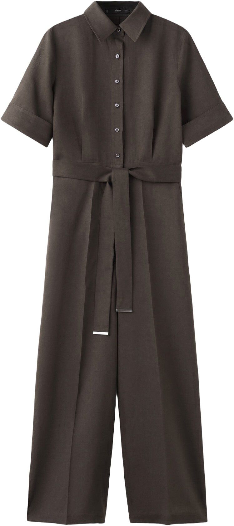 Lyocell shirt jumpsuit