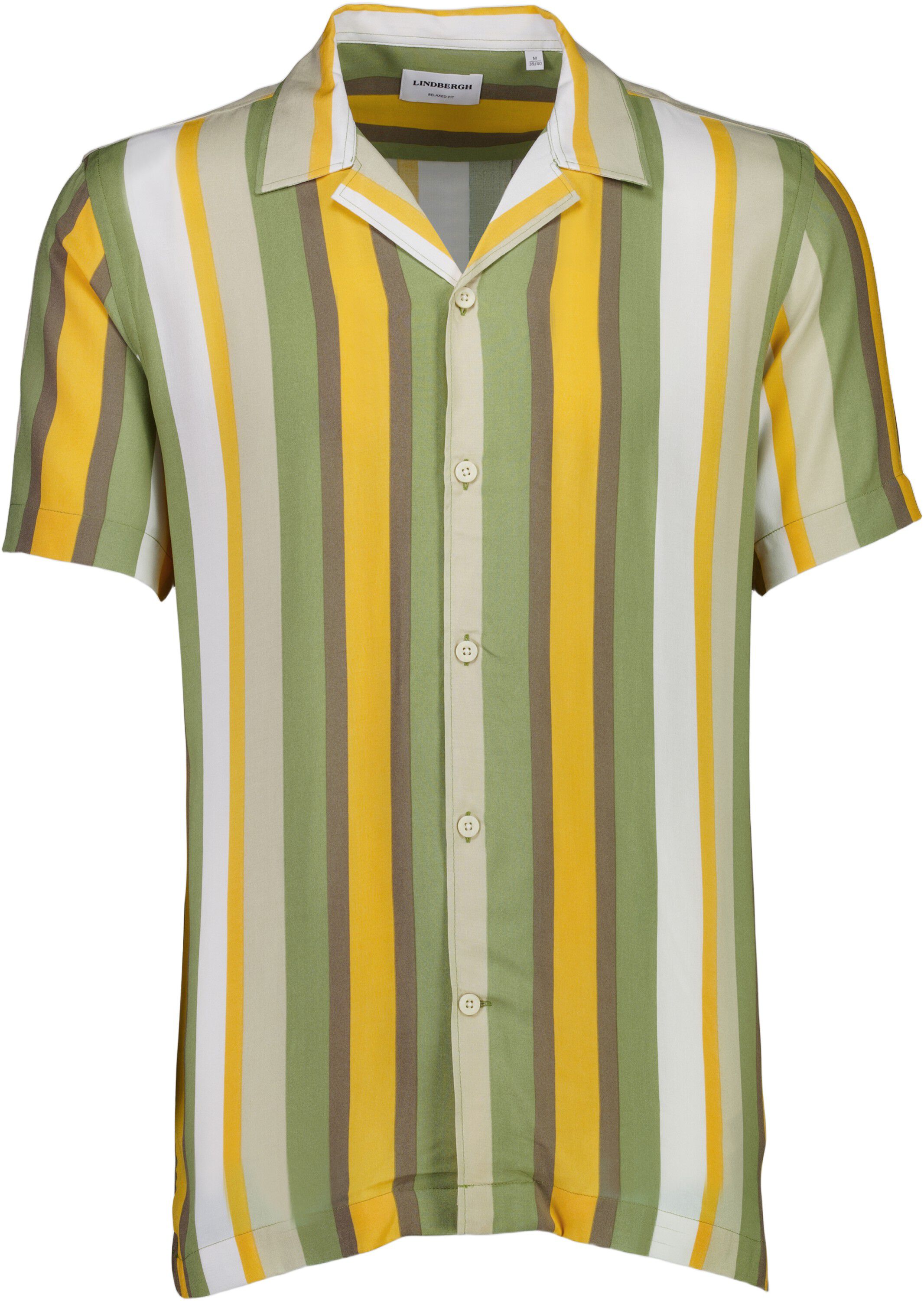 Bold stripe viscose shirt S/S