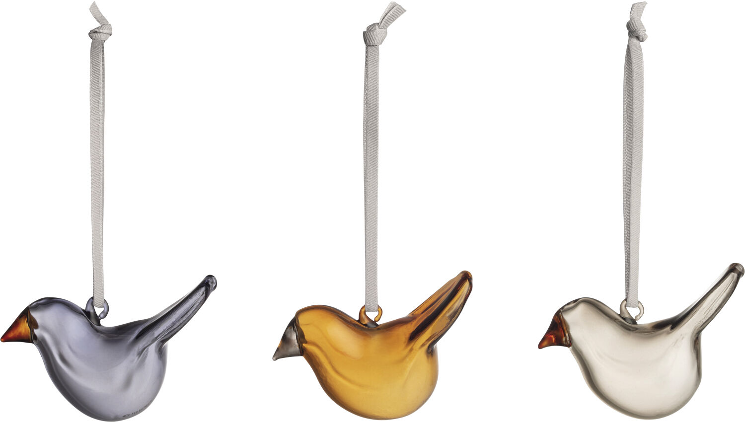 Iittala mini glasfugle 3-pak mix