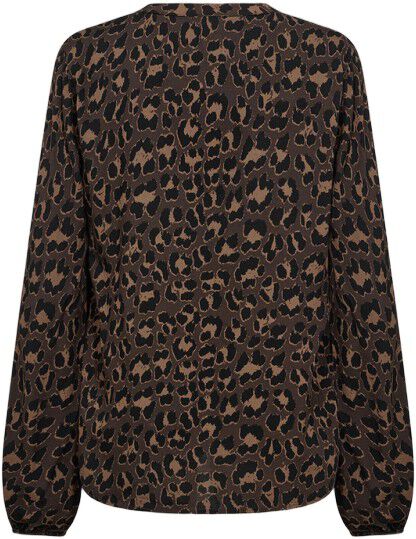 SC-SAFIRA 1 Bluse M&oslash;rk brun