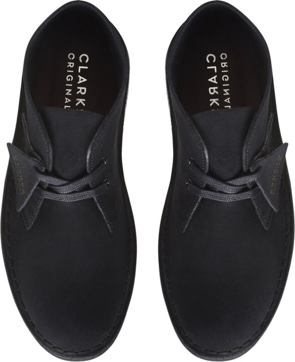 Desert Boot. Black Sde, D, 4
