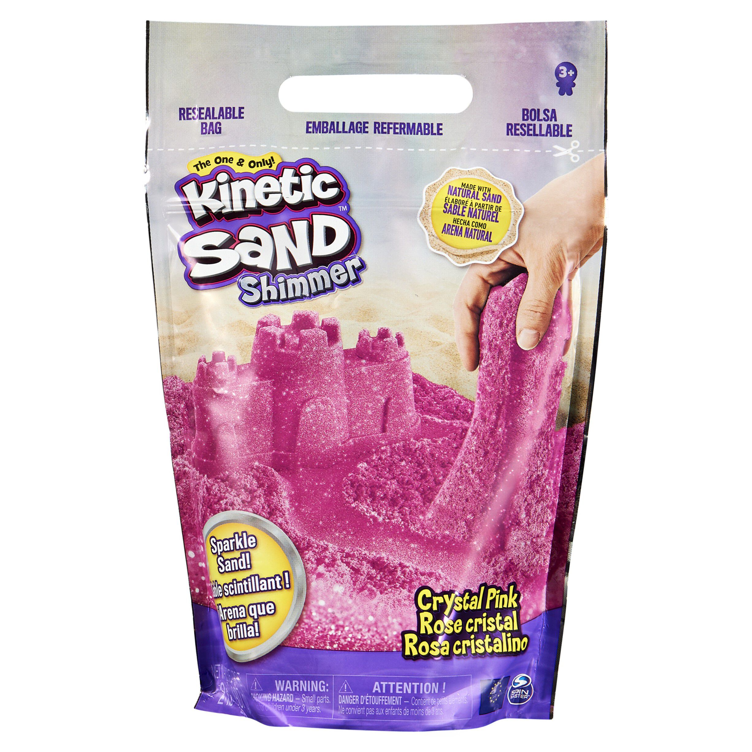 Kinetic Glitter Sand Pink
