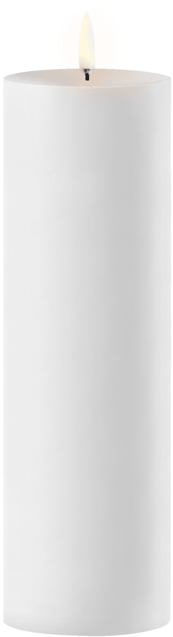 Outdoor LED maxi pillar, White, 12 x 40 cm